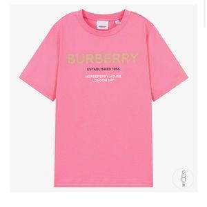 NWT Burberry girls pink tshirt - size 10